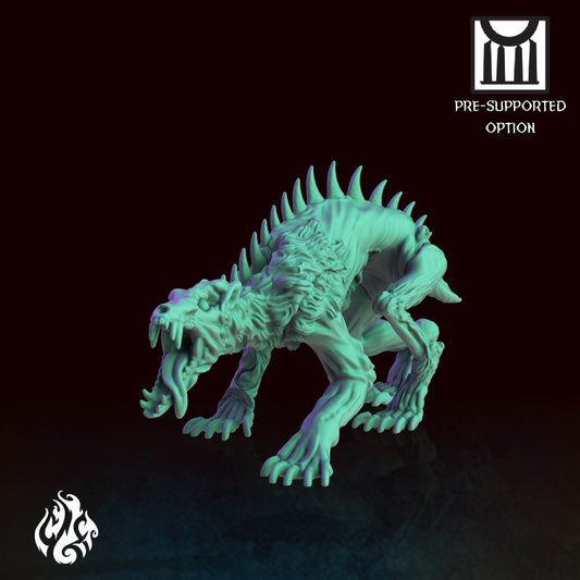 Monstrosities - Zombie Hound | DnD Miniatures | Tabletop Gaming Miniature | Fantasy-War Games