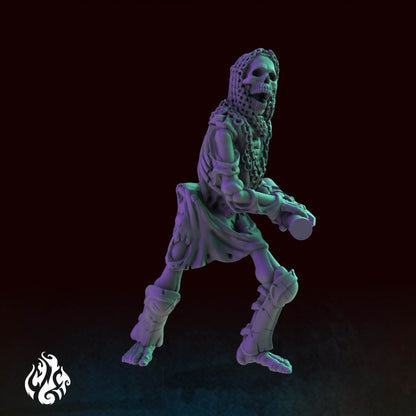 Skeleton Warrior | DnD Miniatures | Tabletop Gaming Miniature | Fantasy-War Games