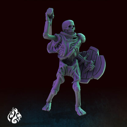 Skeleton Soldier | DnD Miniatures | Tabletop Gaming Miniature | Fantasy-War Games