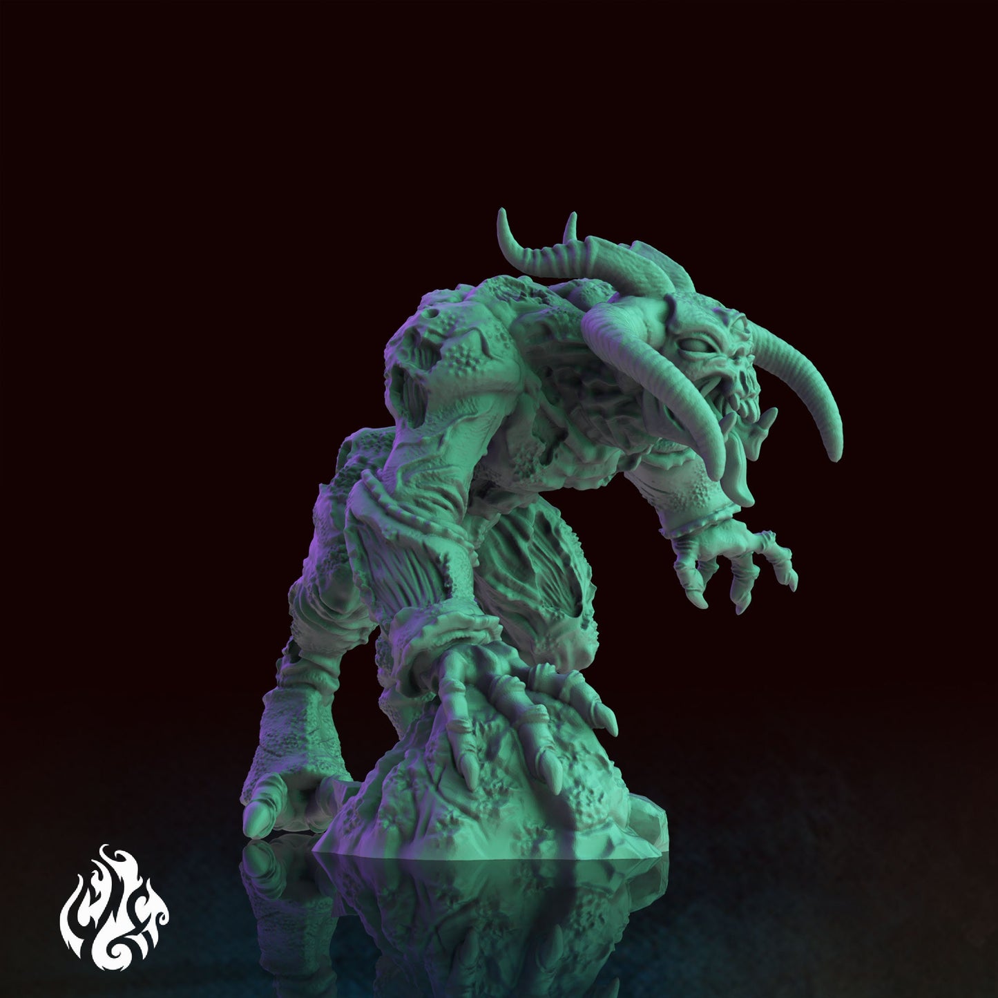 Monstrosities - Undead Demon | DnD Miniatures | Tabletop Gaming Miniature | Fantasy-War Games