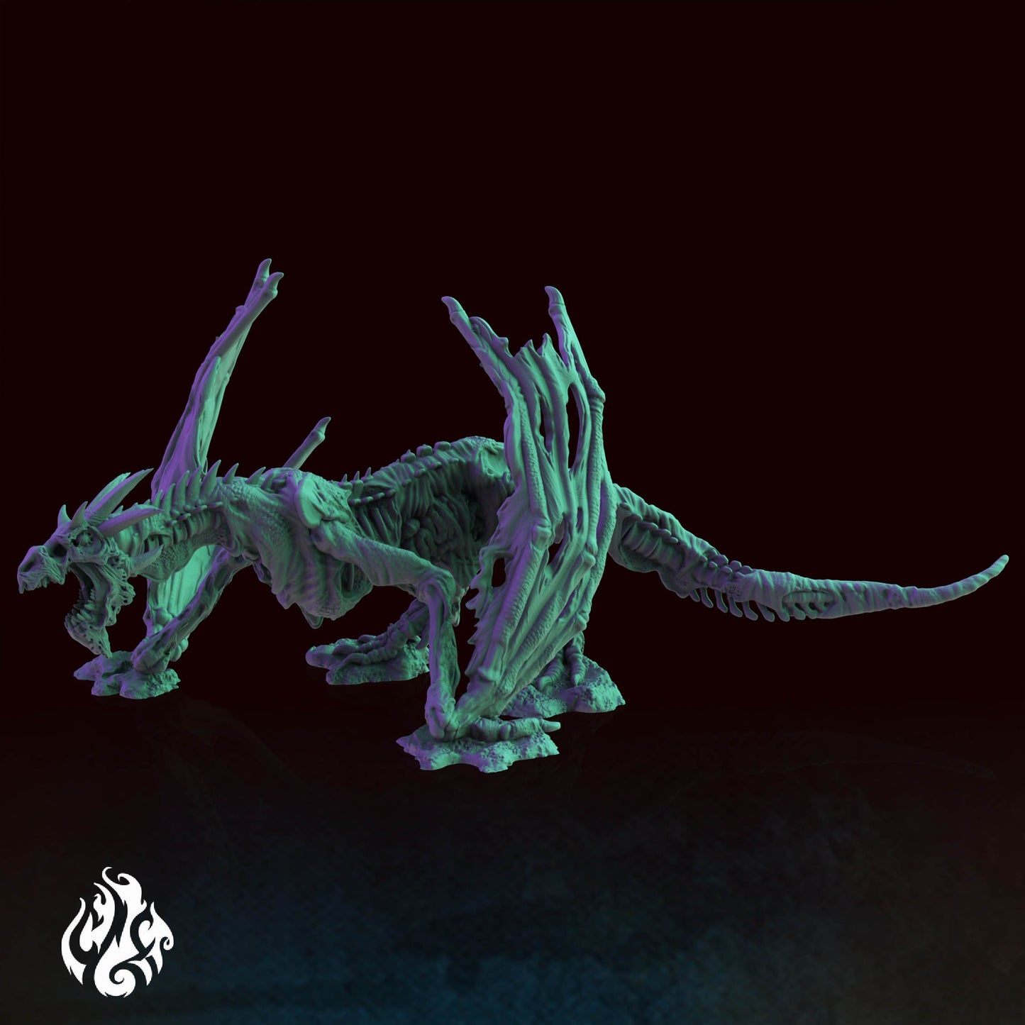 Monstrosities - Undying Wyrm | DnD Miniatures | Tabletop Gaming Miniature | Fantasy-War Games