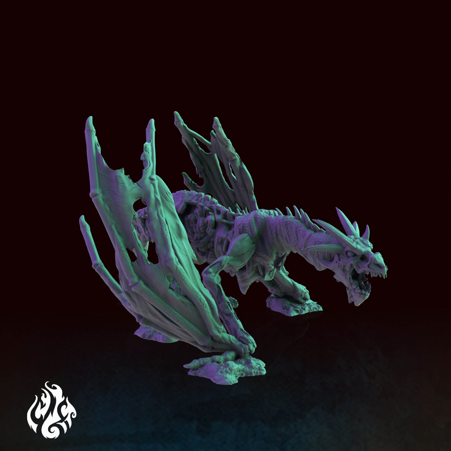 Monstrosities - Undying Wyrm | DnD Miniatures | Tabletop Gaming Miniature | Fantasy-War Games