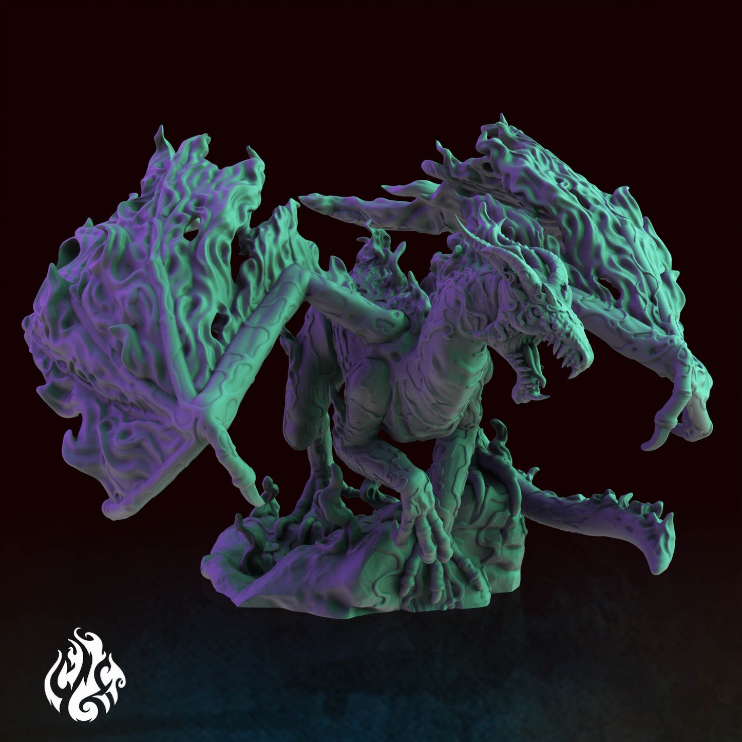 Monstrosities - Shadow Dragon | DnD Miniatures | Tabletop Gaming Miniature | Fantasy-War Games