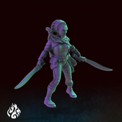 Heroes - Zombie Slasher | DnD Miniatures | Tabletop Gaming Miniature | Fantasy-War Games