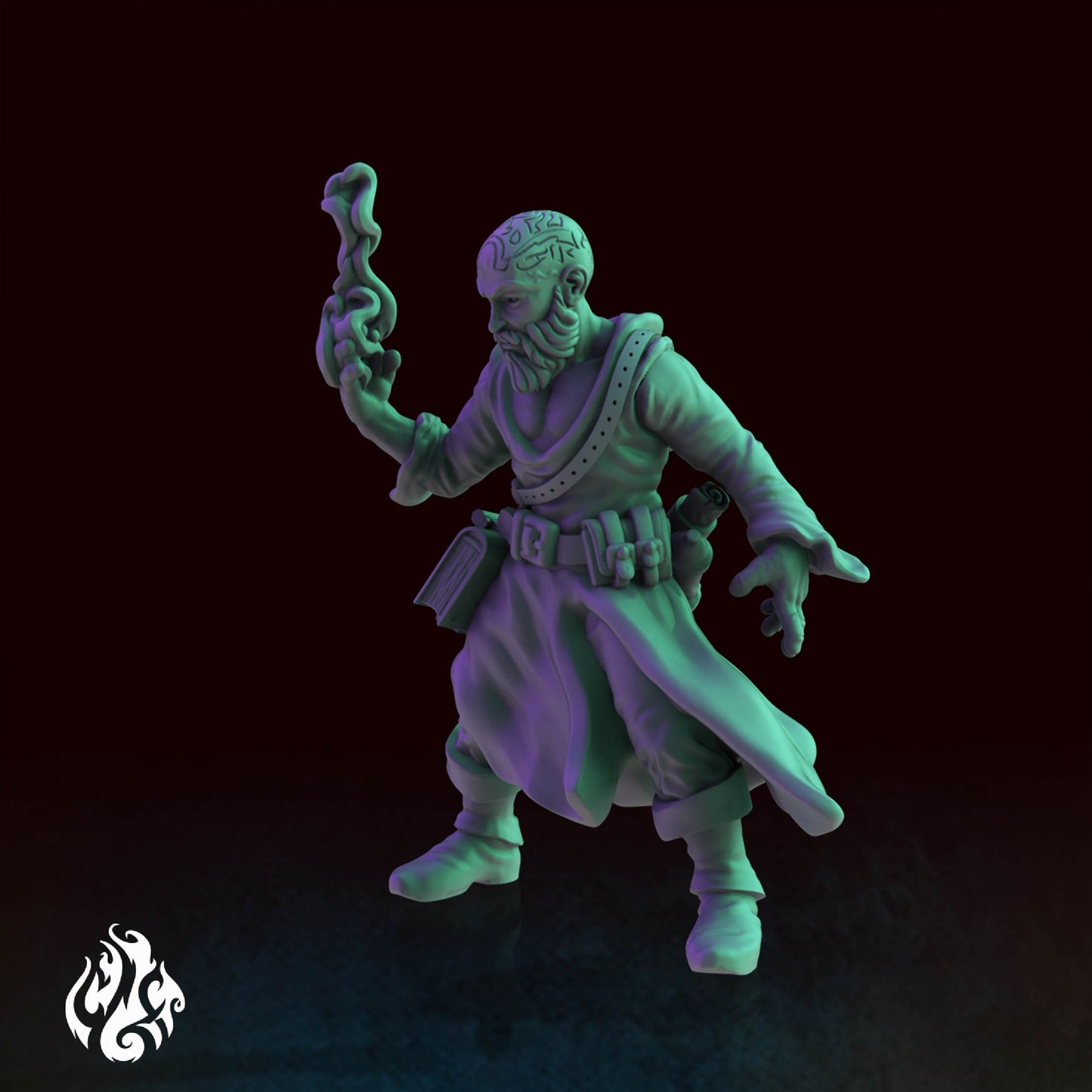 Heroes - Red Wizard | DnD Miniatures | Tabletop Gaming Miniature | Fantasy-War Games