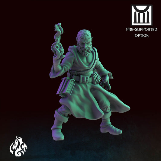 Heroes - Red Wizard | DnD Miniatures | Tabletop Gaming Miniature | Fantasy-War Games