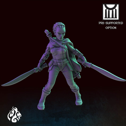 Heroes - Zombie Slasher | DnD Miniatures | Tabletop Gaming Miniature | Fantasy-War Games