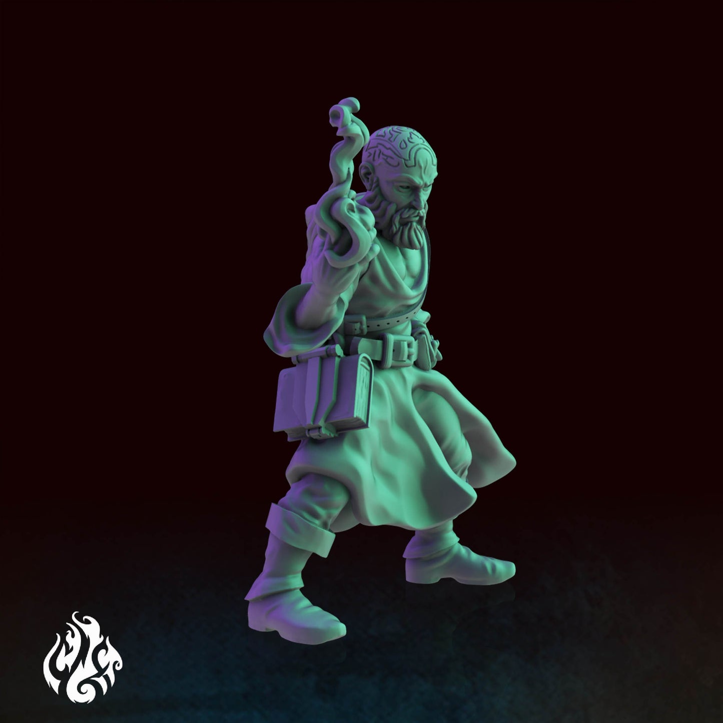 Heroes - Red Wizard | DnD Miniatures | Tabletop Gaming Miniature | Fantasy-War Games