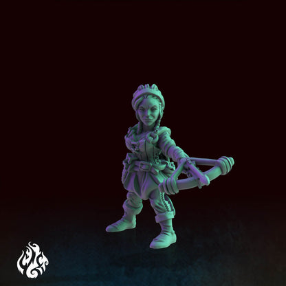 Heroes - Rogue Halfling | DnD Miniatures | Tabletop Gaming Miniature | Fantasy-War Games