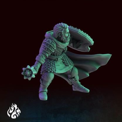 Heroes - Male Cleric | DnD Miniatures | Tabletop Gaming Miniature | Fantasy-War Games