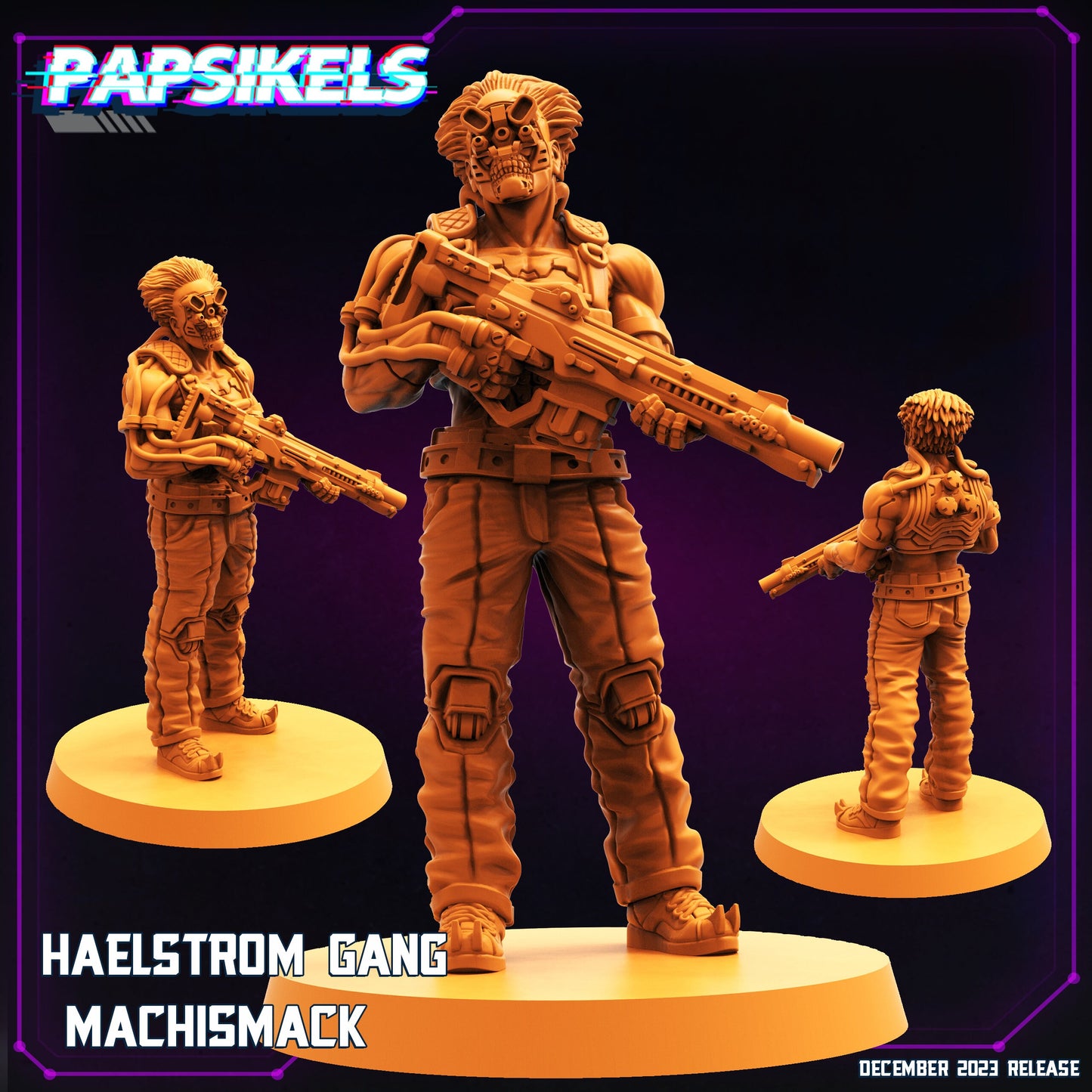 Haelstom Gang Juice Machismack | DnD Miniatures | Tabletop Gaming | Tabletop Miniature | Sci-Fi | Cyberpunk