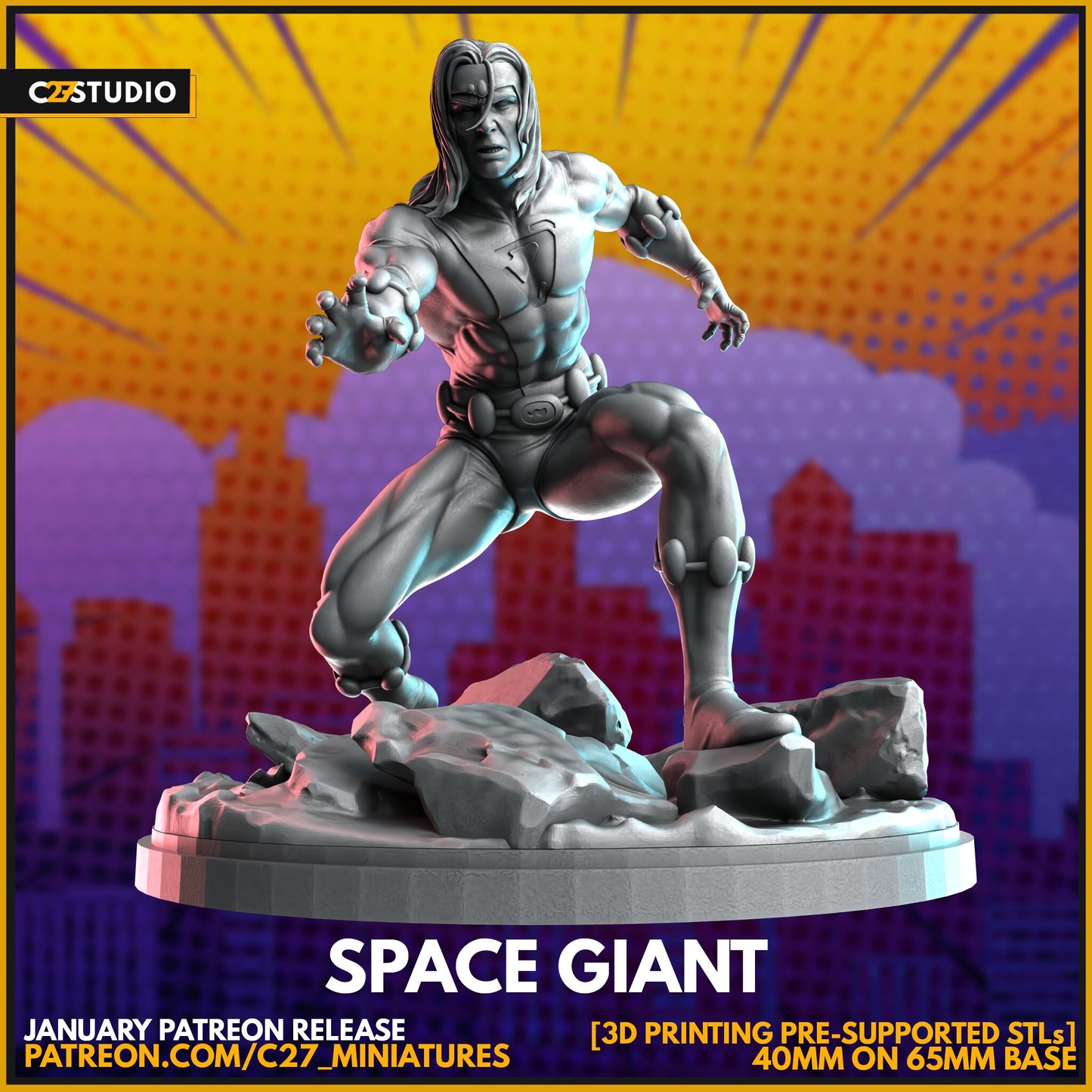 Space Giant | 40mm Crisis Protocol | Superhero