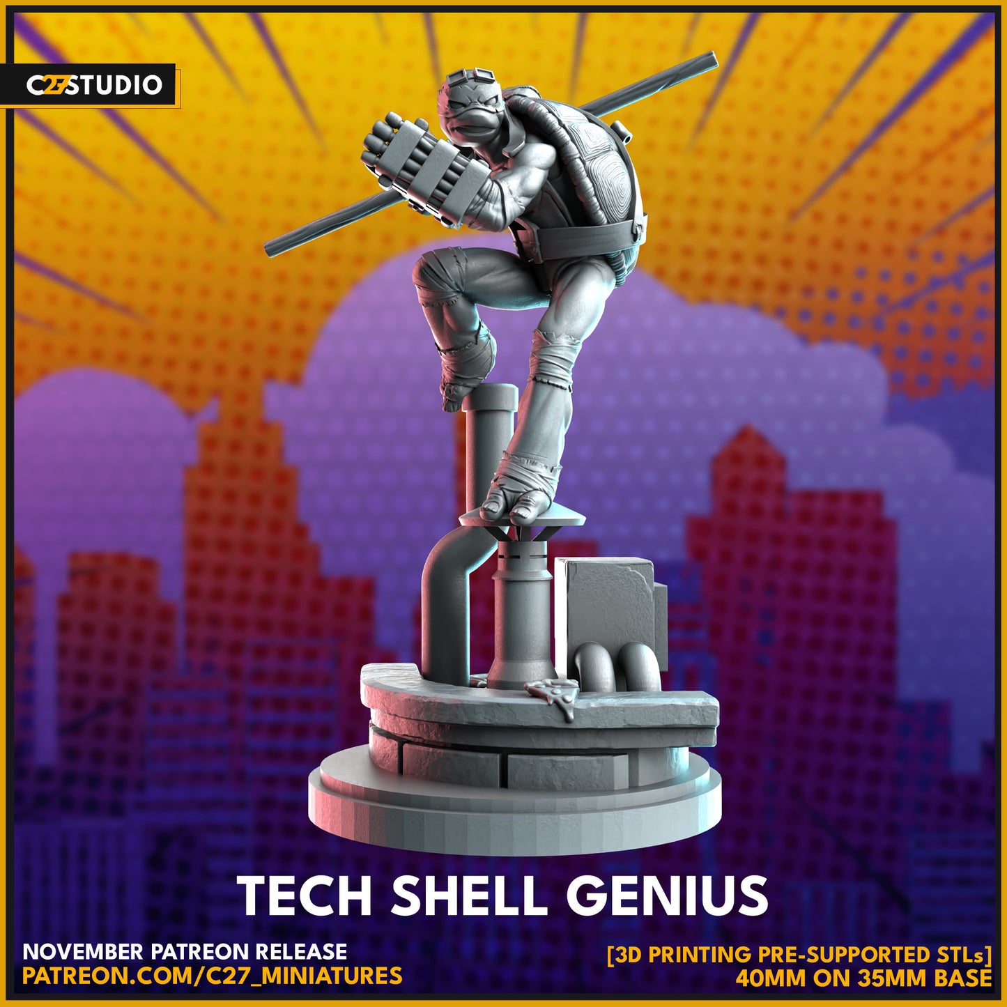 Tech Shell Genius | 40mm Crisis Protocol | Superhero