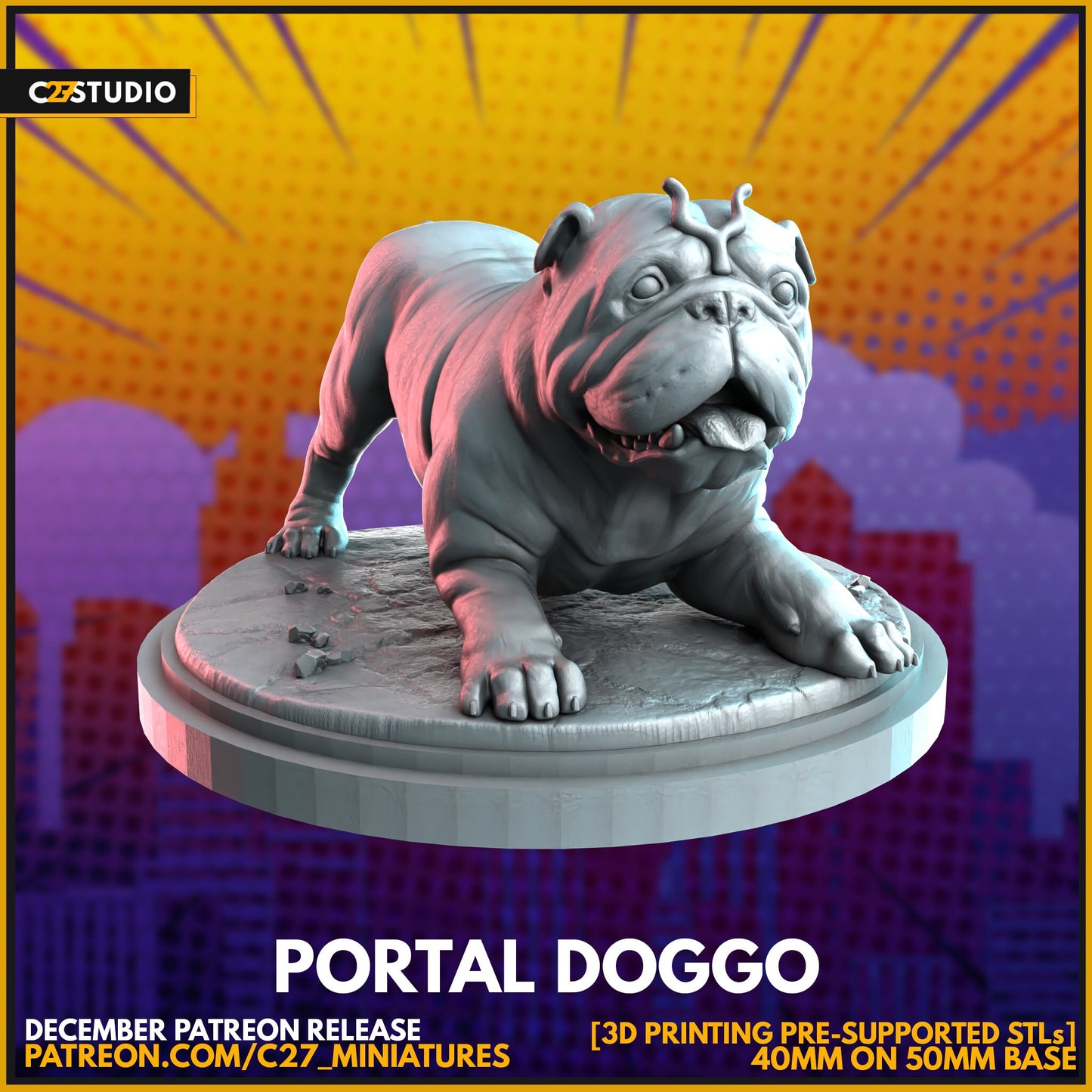 Portal Doggo | 40mm Crisis Protocol | Superhero