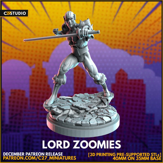 Lord Zoomies | 40mm Crisis Protocol | Superhero