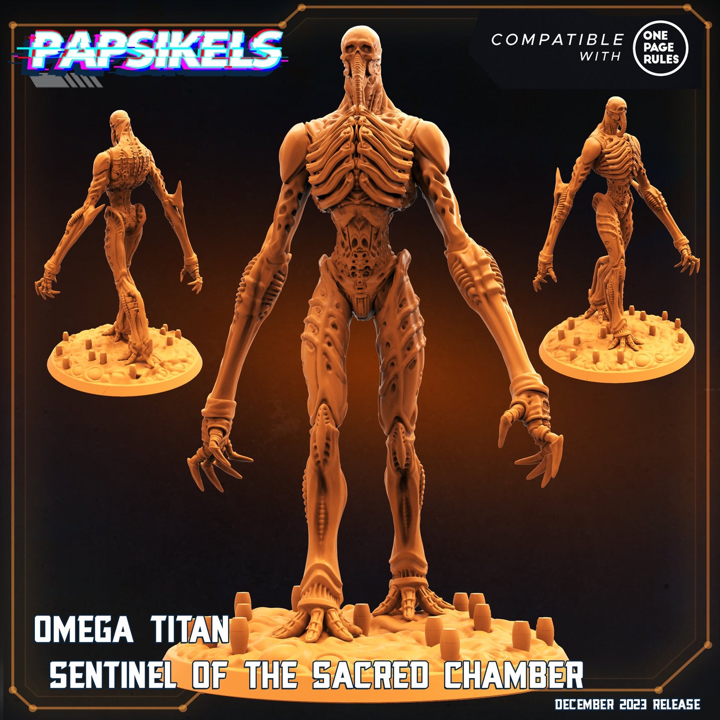 Omega Titan Sentinel of the Sacred Chamber | DnD Miniatures | Tabletop Gaming | Tabletop Miniature | Sci-Fi | Cyberpunk