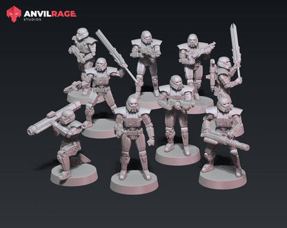 Terror Troopers - Set of 9