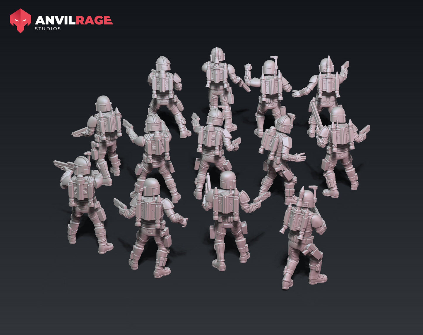 Old Way Mercenaries - Set of 13