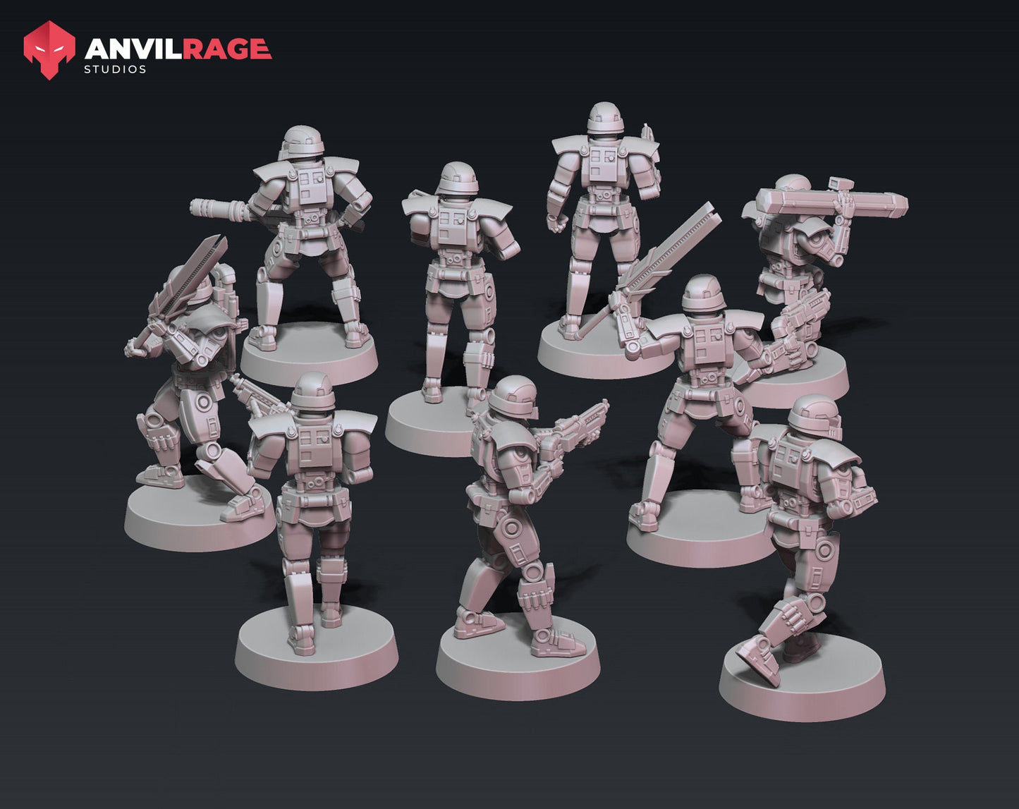 Terror Troopers - Set of 9