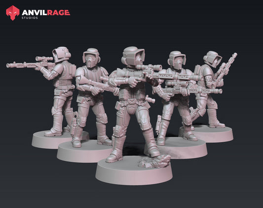 F-Troop Sniper Scouts - Set of 5 | Anvilrage