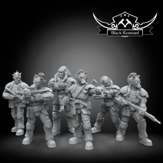 Armored Syndicate Soldiers - Set of 6