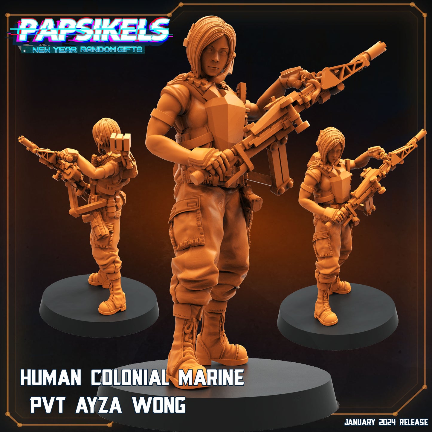 Human Colonial Marine - PVT Ayza Wong