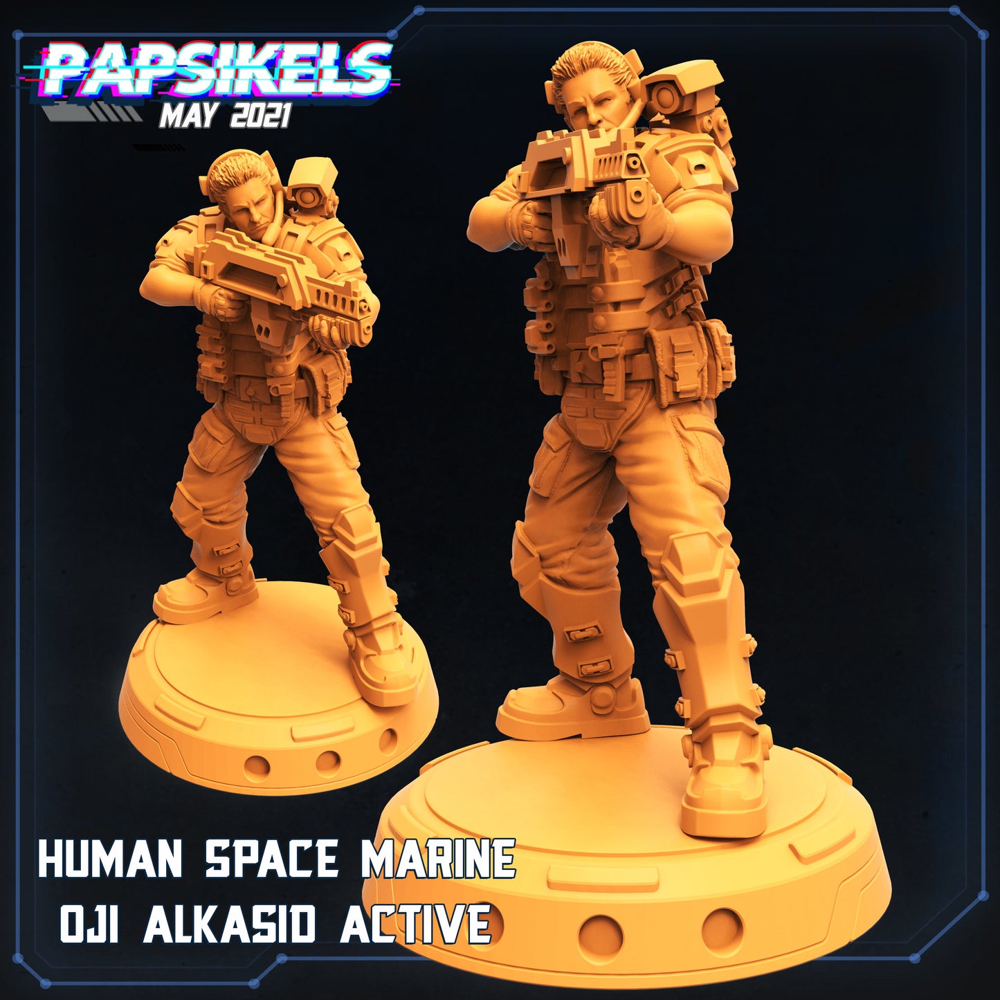 Human Space Marine - Oji Alkasid Active