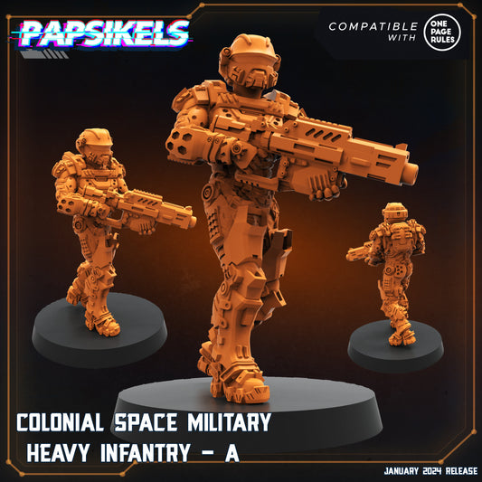 Colonial Space Military Heavy Infantry - A