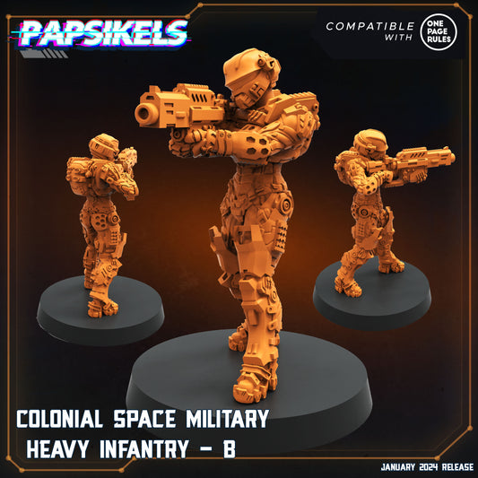 Colonial Space Military Heavy Infantry - B