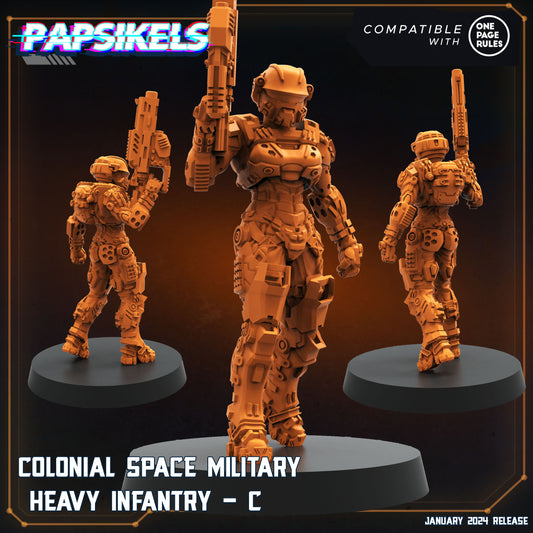 Colonial Space Military Heavy Infantry - C