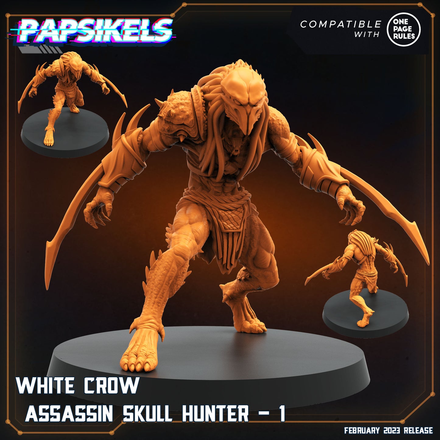 White Crow Assassin Skull Hunter - 1