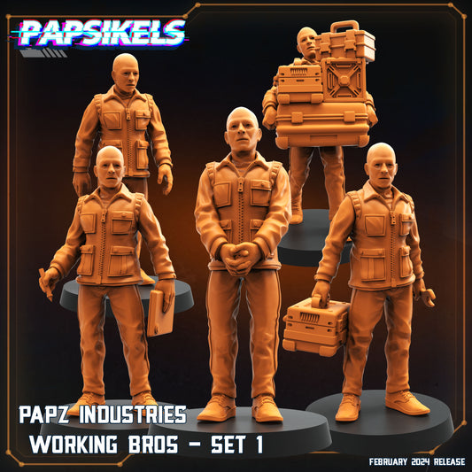 PAPZ Industries Working Bro Set 1 - 5 Pack