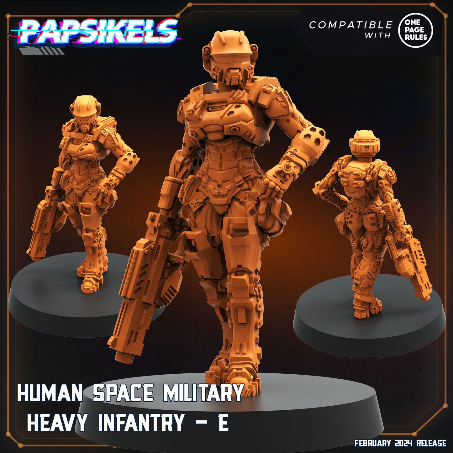 Human Space Military Heavy Infantry - E