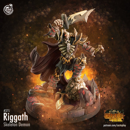 Riggath - Skeleton Demon from the Depths of Hell Collection