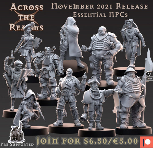 Essential NPC's Set of 10
