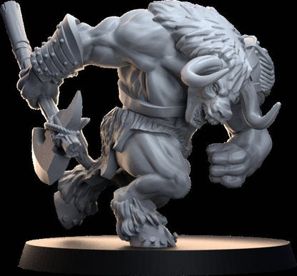 Charging Minotaur