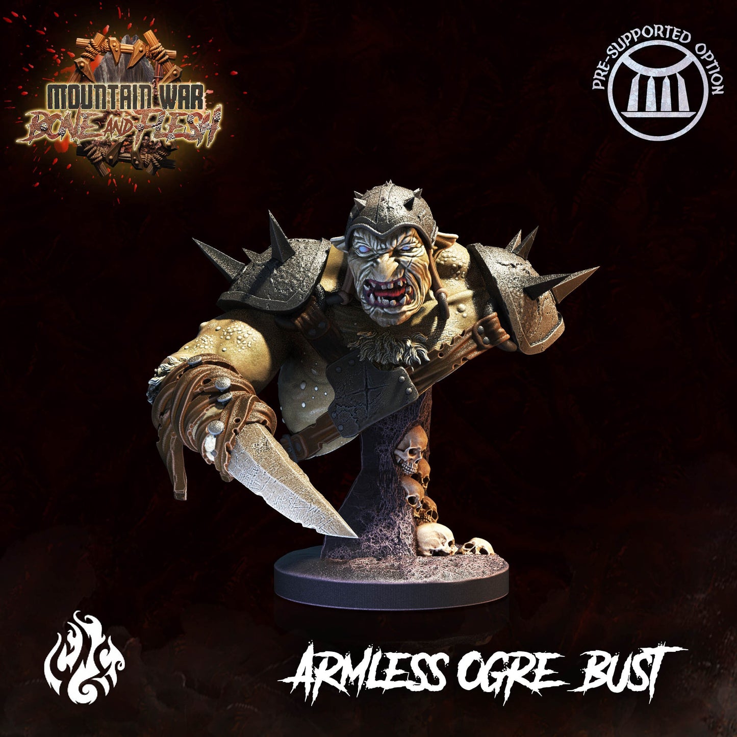 Armless Ogre - Bust