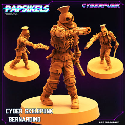 Cyber SkelePunk Complete Set of 14 Models