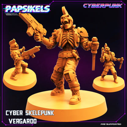 Cyber SkelePunk Complete Set of 14 Models