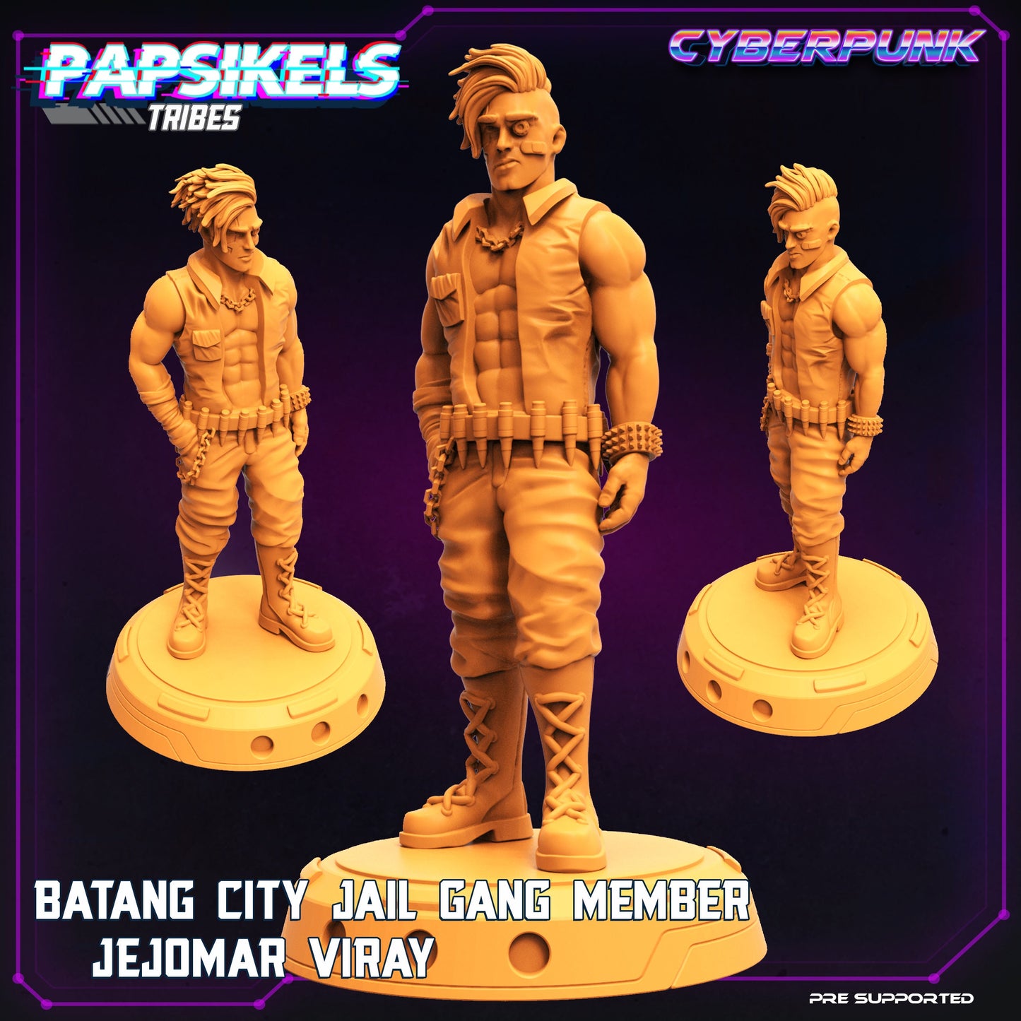 10 piece Batang City Jail Gang Set