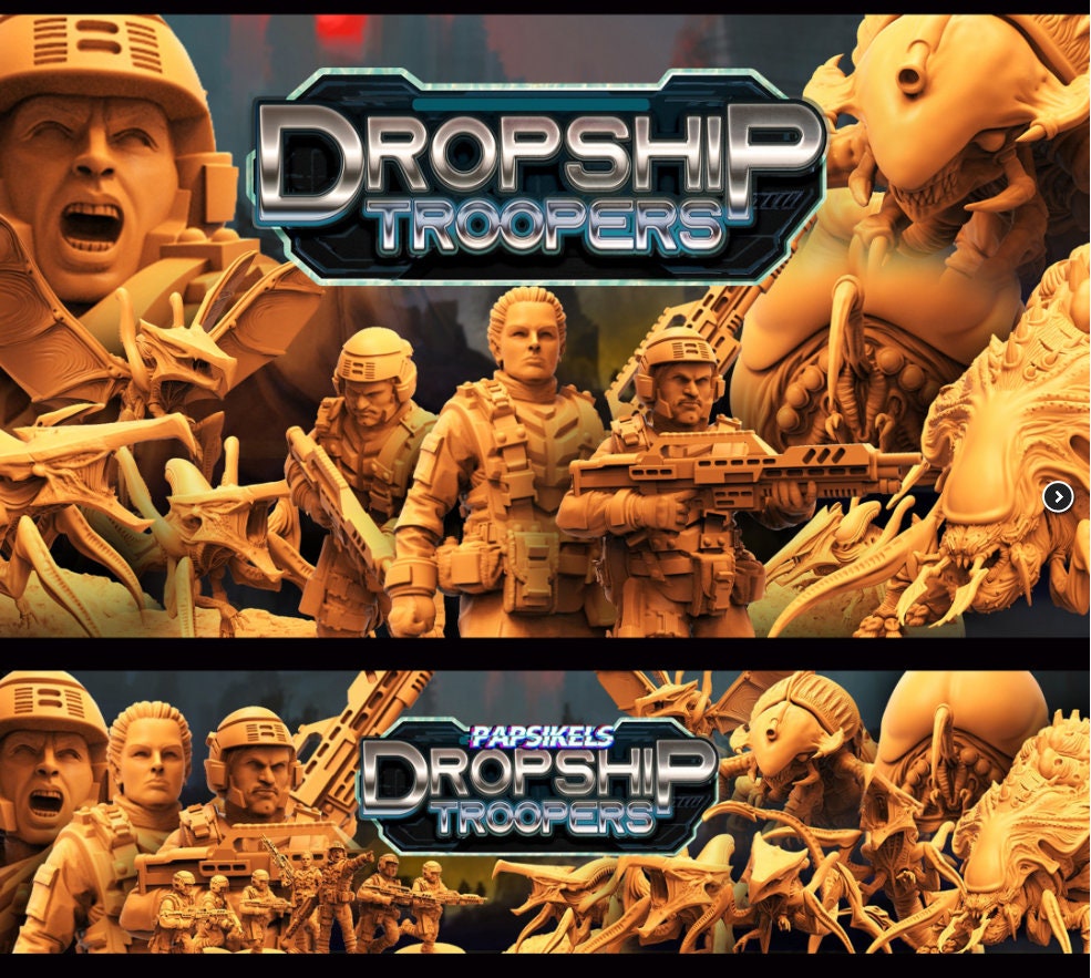 Dropship Trooper 15 Piece Complete Set