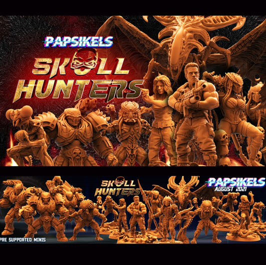 Skull Hunters Complete Set of 14 Models