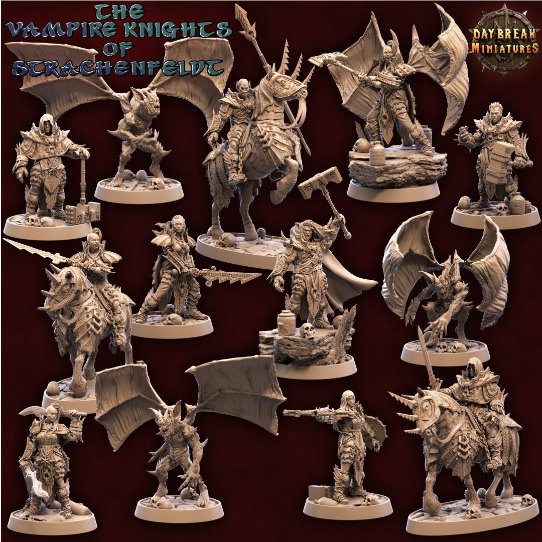 Vampire Knights of Strachenfeldt - 13 Piece Compete Set