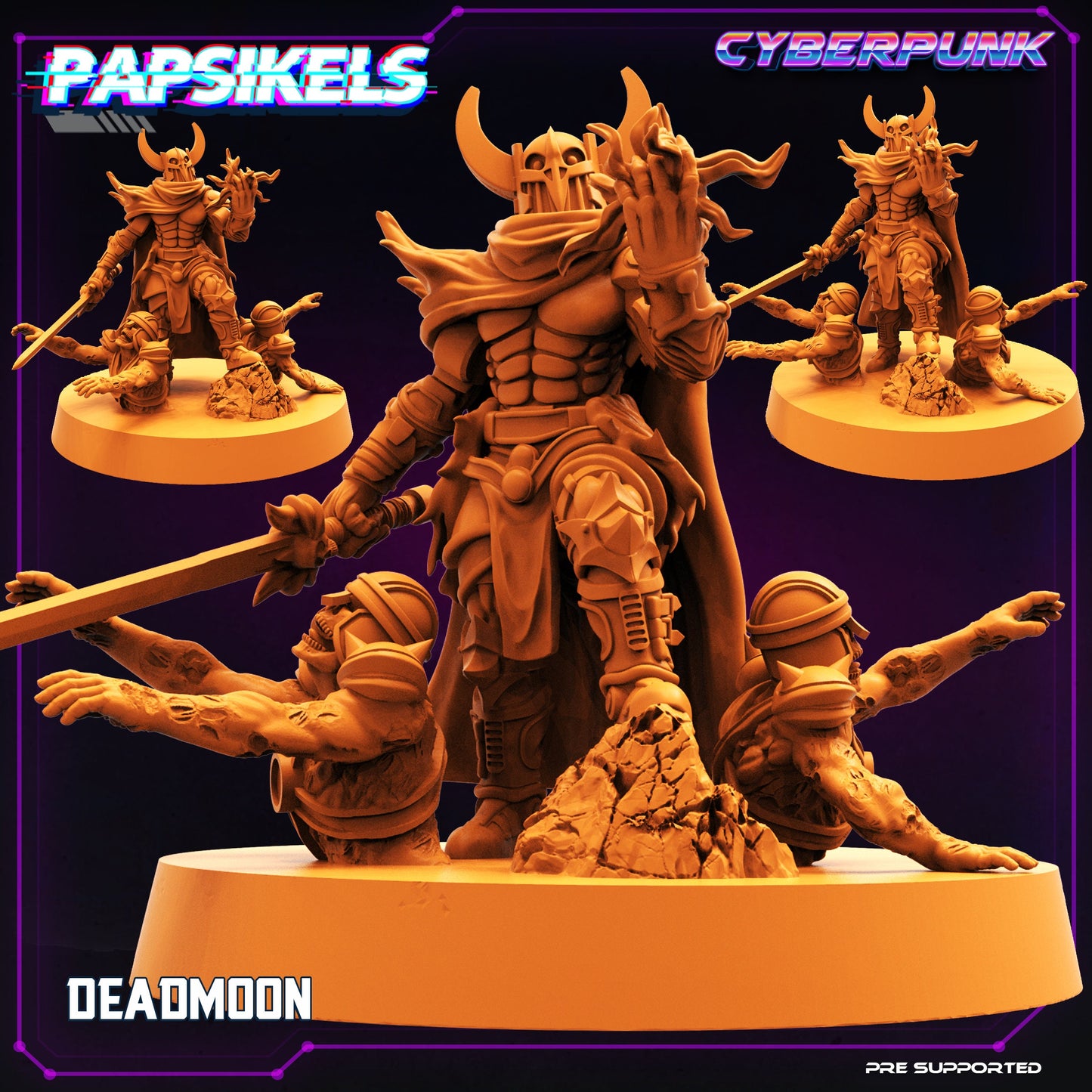 Cyber SkelePunk Complete Set of 14 Models