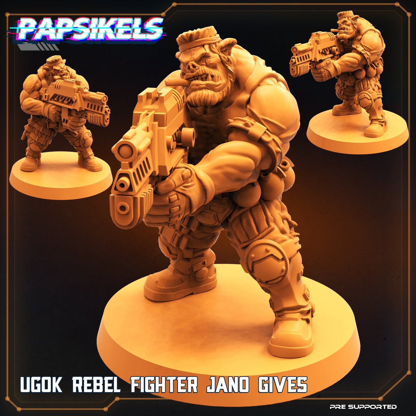 Ugok Rebel Fighter Jano Gives