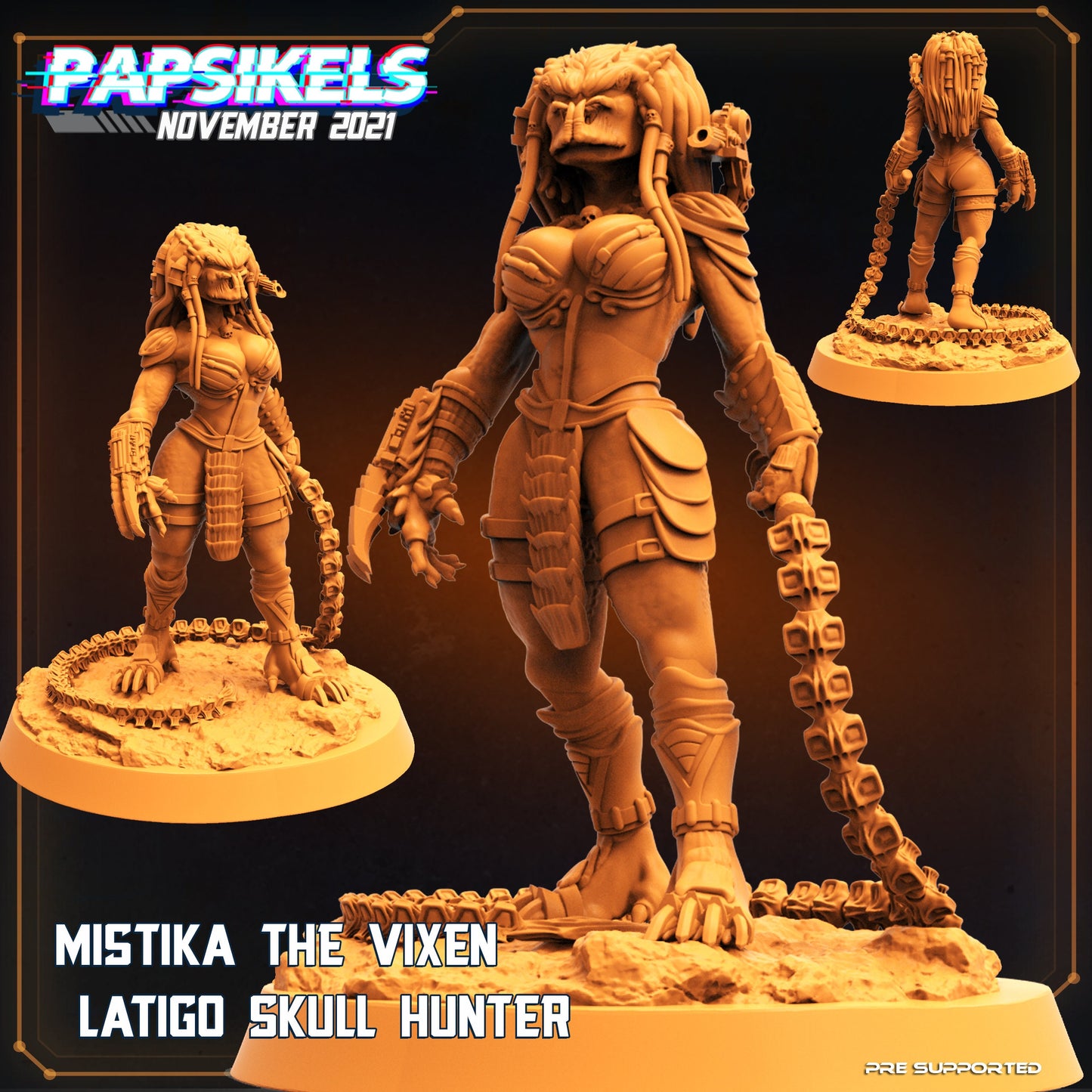 Mistika the Vixen Latigo Skull Hunter