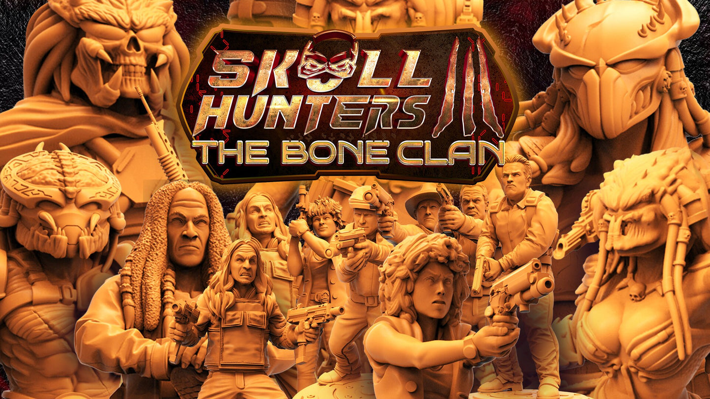 Skull Hunters Bone Clan Complete Set of 14 Models