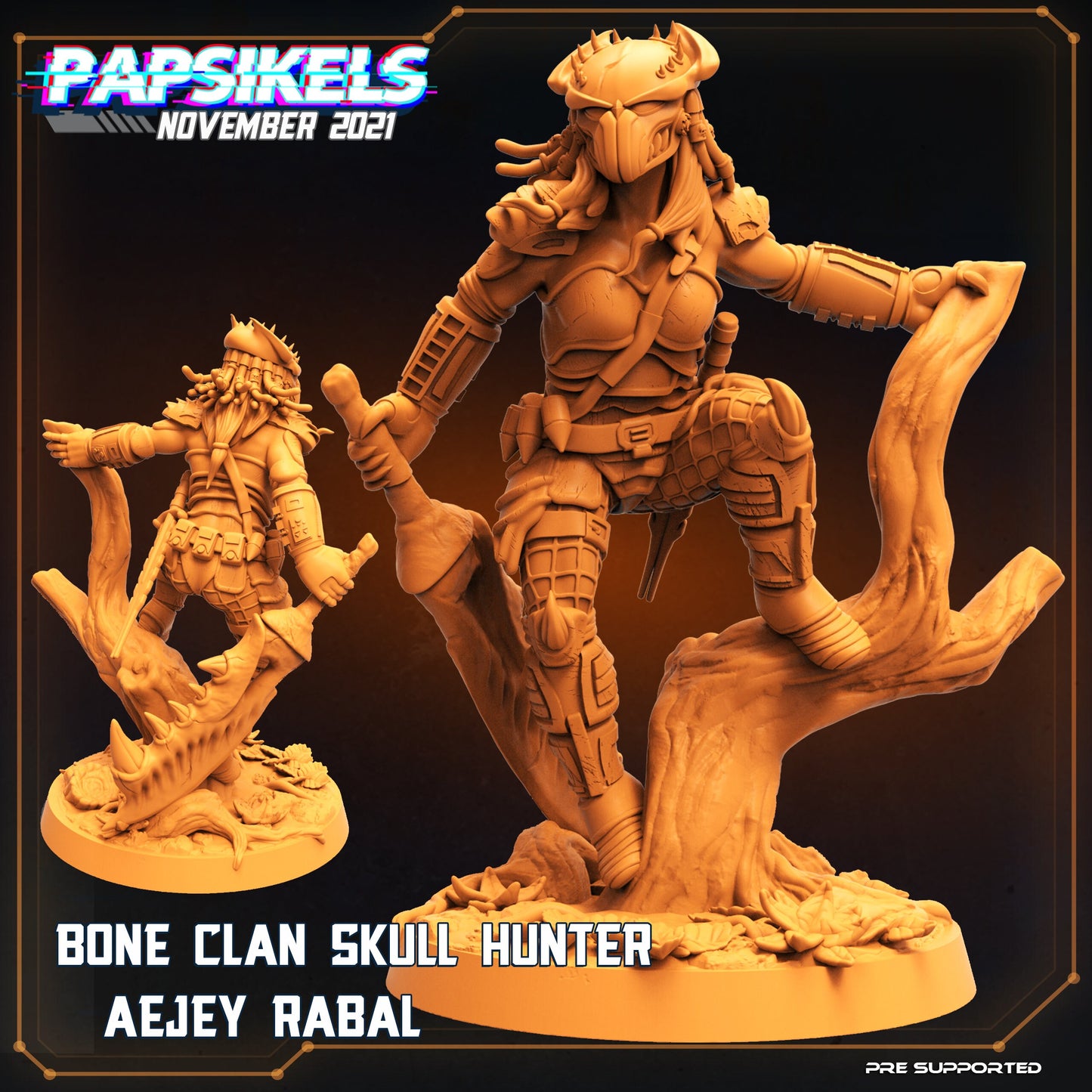 Skull Hunters Bone Clan Complete Set of 14 Models