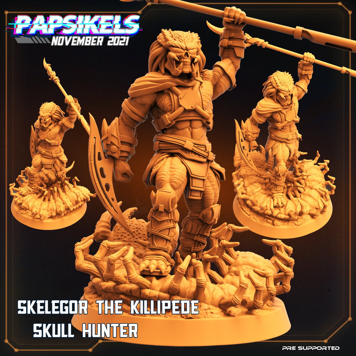 Skull Hunters Bone Clan Complete Set of 14 Models