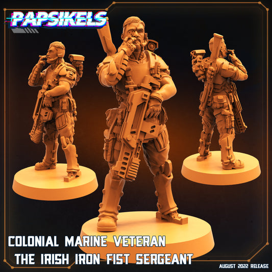 Colonial Marine Veteran - The Irish Iron Fist Sergeant